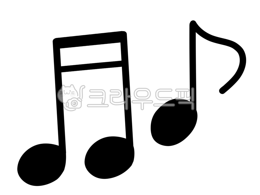 음표, 악보, 8분음표, 플랫, 샵, 사진,이미지,일러스트,캘리그라피 - 레몬쓰작가