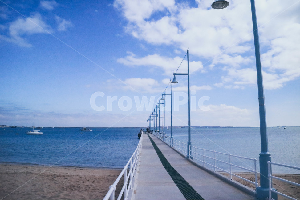 바다호주,바다,호주,퍼스,water,물,railing,난간,자연,풍경,nature,landscape