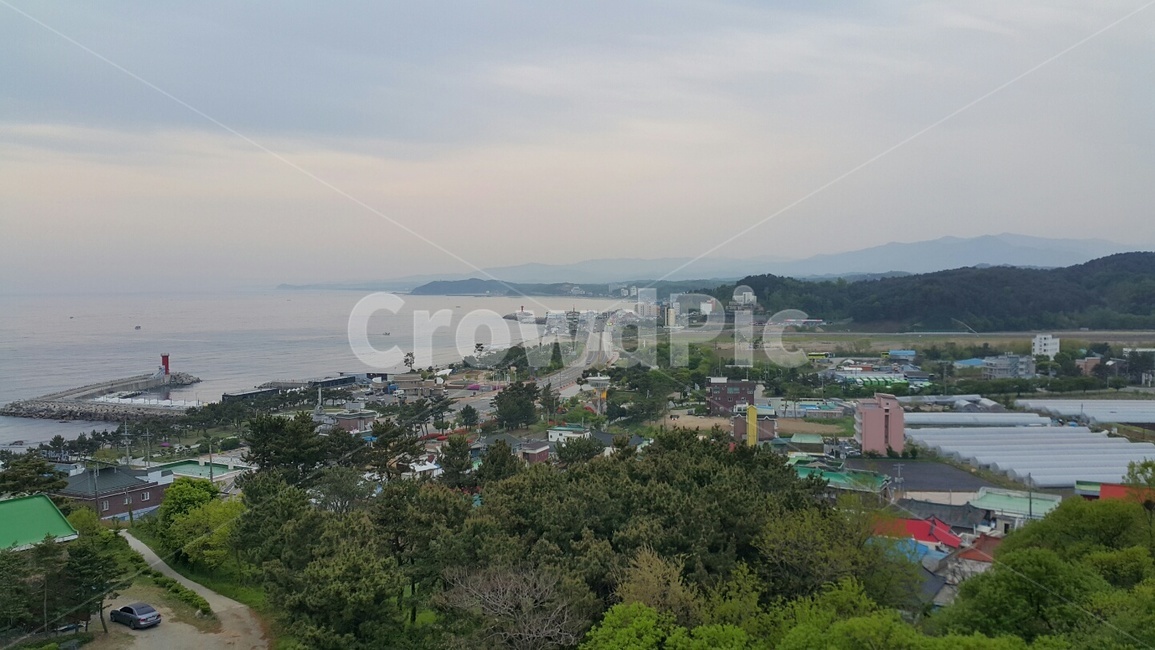 바다,어촌,시골,하늘,풍경