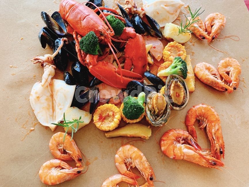 seafood,해물,food,음식,shrimp,새우,랍스터,해산물,해물찜,lobster,음식,식재료,요리,food,cook,meal,dishes,food reserves