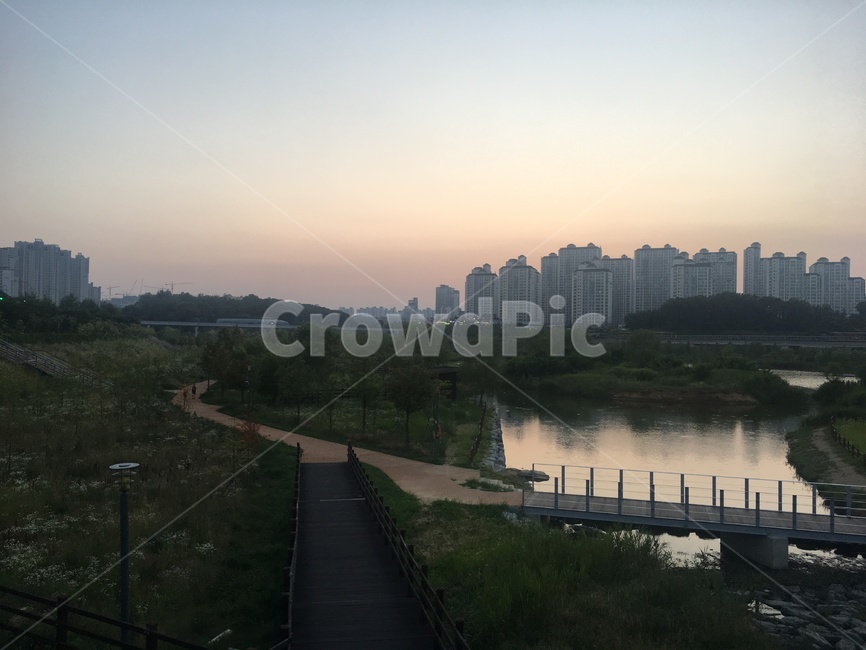 호수공원,노을공원,노을,노을배경,공원,산책로,공원배경,파주,sunrise,park