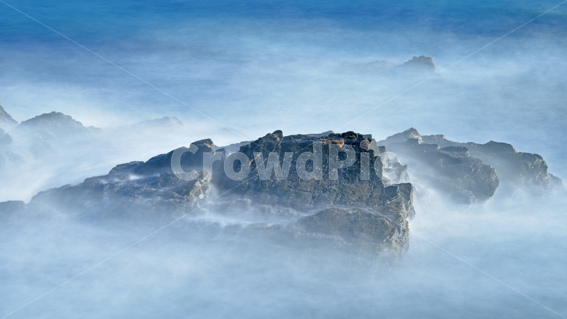 nature,자연,파도,물결,파랑,물보라,장노출