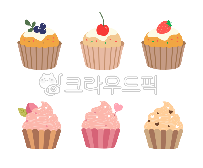 컵케이크,일러스트,디저트,컵케잌,간식,베이커리,카페,빵,케이크,케잌,카페메뉴,디저트그림,블루베리,체리,딸기,초코,생크림컵케이크,블루베리컵케이크,체리컵케이크,딸기컵케이크,초코컵케이크,달콤한,컵케이크일러스트,하트,케이크일러스트,스티커