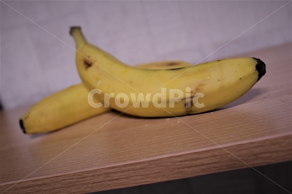 바나나,과일,음식,식물,노란색,과일,열매,fruit