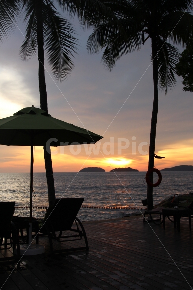 휴양지,석양,Sunset,코타키나발루,바다,해변,야자,자연,풍경,nature,landscape,여름,계절,summer,season,해변,바다,beach,sea,여행,휴가,traveling,vacation,trip,해외,외국,세계,foreign,oversea,world,water,물,outdoors,옥외