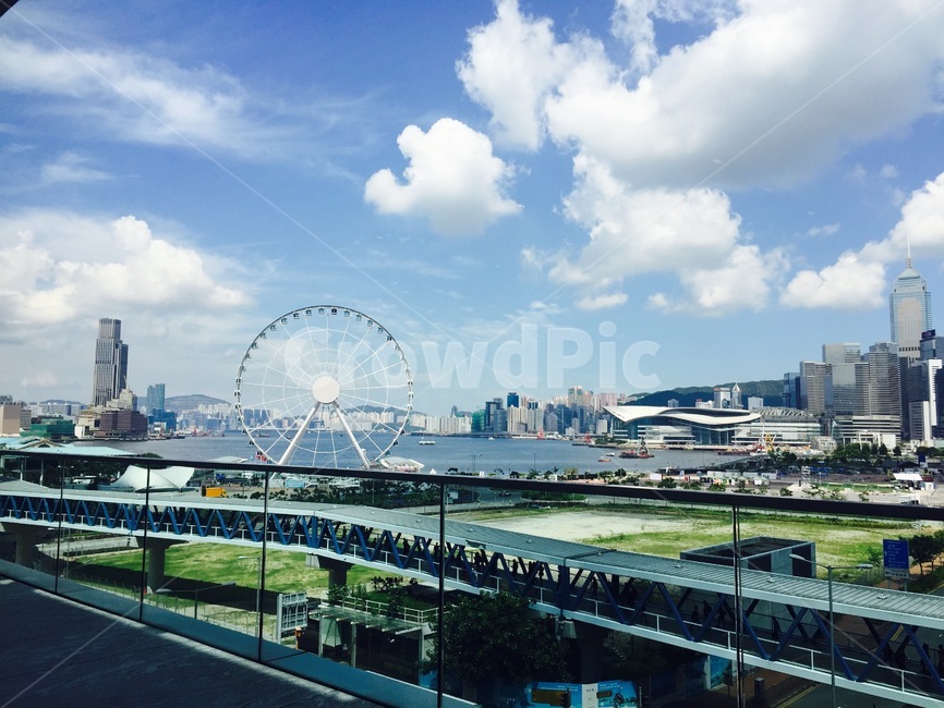 홍콩,hongkong,홍콩대관람차,홍콩런던아이,hongkongobservationwheels,맑은하늘,해외,외국,구름,하늘,홍콩풍경,홍콩낮,낮