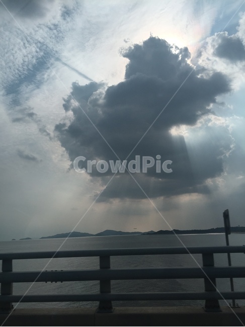 구름,홀로서기,자유,신비,하늘,자연,풍경,nature,landscape,railing,난간,weather,날씨