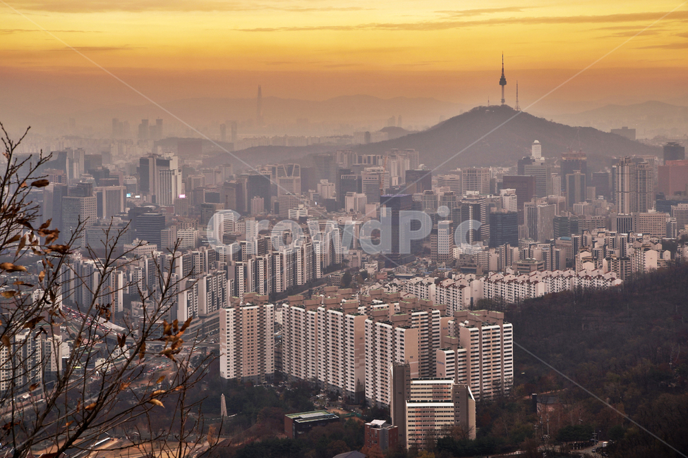 도심풍경,서울,안산,서대문구,석양,일몰,남산,노을,건물,아파트촌,도시,풍경,city,landscape,한국도시풍경,한국도시경관,korea cityscape