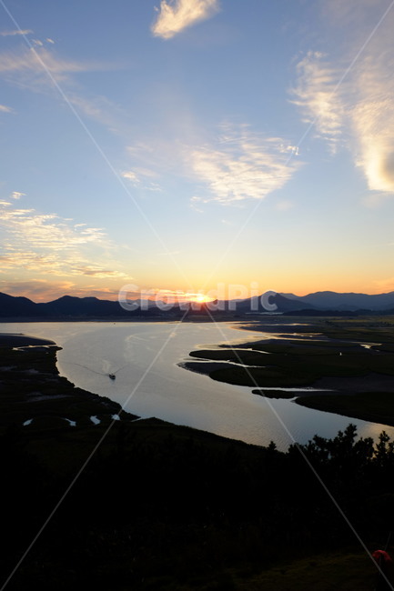 순천만,전망대,노을,갈대,순천,sunset,조각배