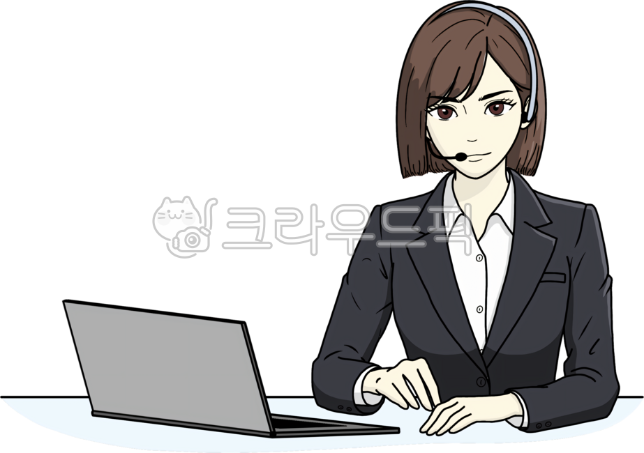 상담, 상담사, 여직원, 여사원, 여자, 사진,이미지,일러스트,캘리그라피 - phpeace3작가