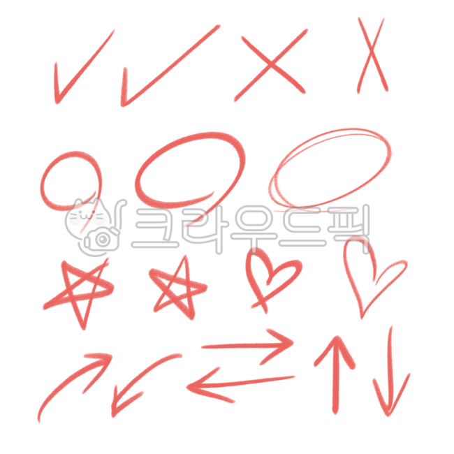 study,grading,arrow,asterisk,tutoring,learning,heart,x mark,important,ppt source,underscore,emphasis,red pen,circle,red pen illustration