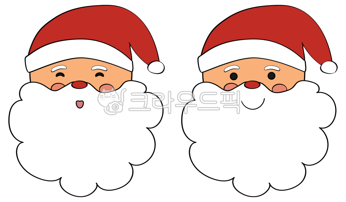 산타,산타클로스,크리스마스,빨간모자,수염,santa,christmas