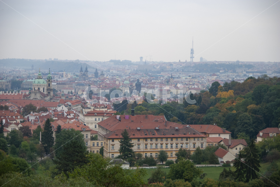 프라하,시내전경,프라하전경,프라하지붕,빨간지붕,praha,체코