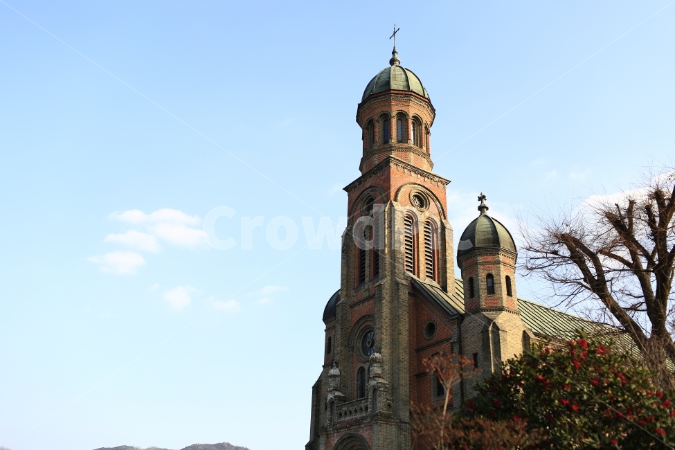 전동성당,전주,풍경,하늘,맑은하늘,성당,한옥마을,랜드마크,landmark,tourist attraction,한국랜드마크,한국관광지,한국명소,korea landmark,korea tourist attraction,종교,신앙,religion,belief,faith,건축물,건물외관,exterior,building,structure,architecture,construction