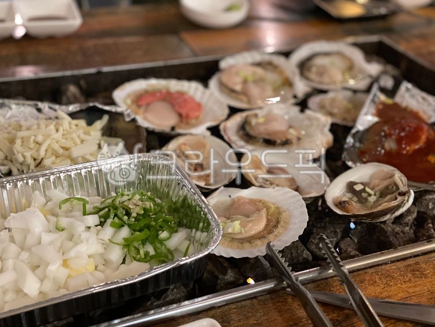 조개구이,가리비구이,백합조개,백합구이,술안주