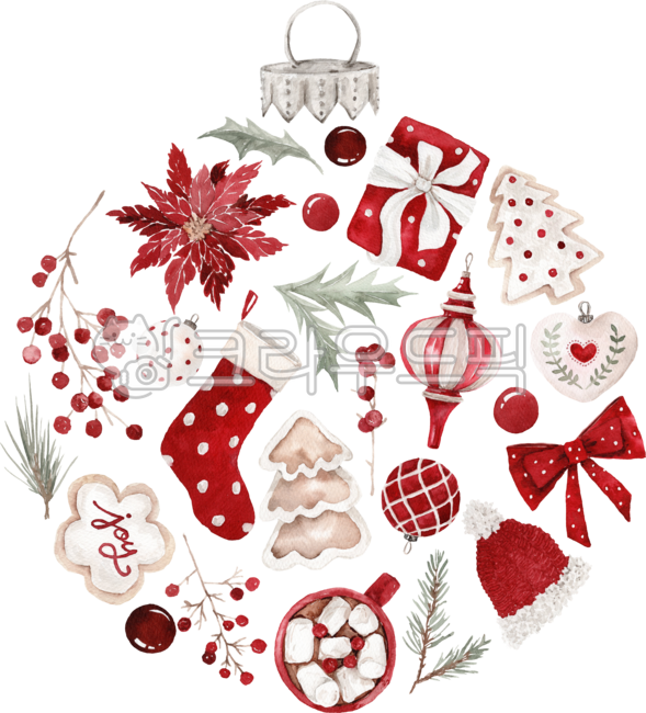 크리스마스,크리스마스리스,크리스마스그림,크리스마스장식,크리스마스카드장식,크리스마스일러스트,일러스트,수채화,손그림,드로잉,크리스마스수채화,christmas,크리스마스오너먼트,오너먼트