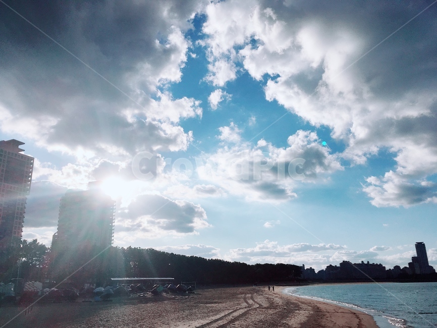 하늘,해변,구름,맑은날,햇빛,자연,풍경,nature,landscape,outdoors,옥외