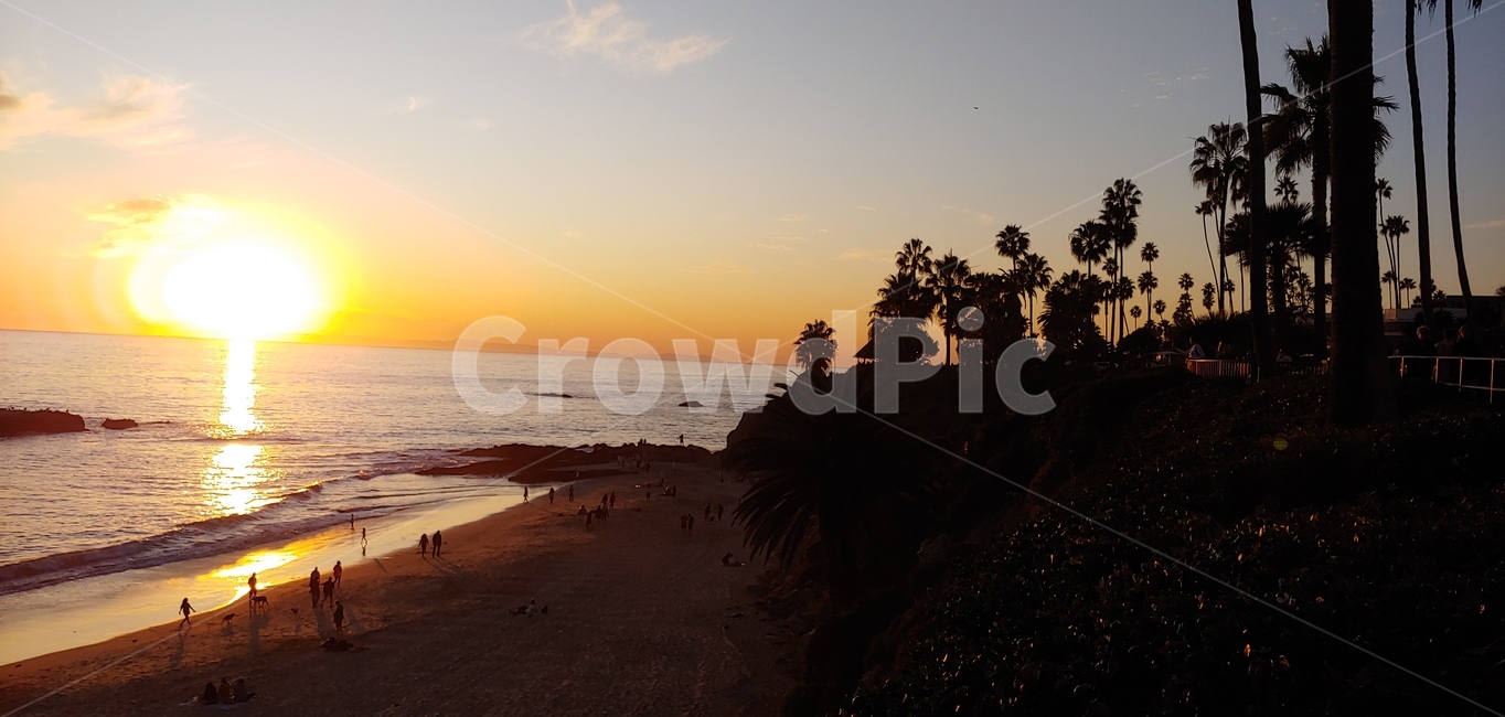 lagunabeach,california,모래사장,바닷가,파도,야자수,sunset,일몰