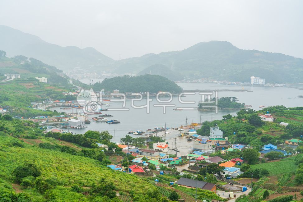korea island,sky,Gyeongnam,Tongyeong,south sea,cloud,healing,ocean,Yokjido,waterfront,Rainy Day,Korean natural scenery,Korean Island,Gyeongsangnamdo