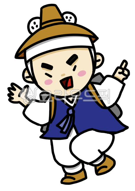 Peddler,merchant,traditional character,Joseon Dynasty,cute character,dialogue,explanation