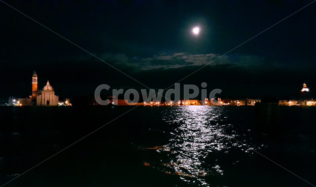 venezia,moonlight,베니스,달빛,밤바다