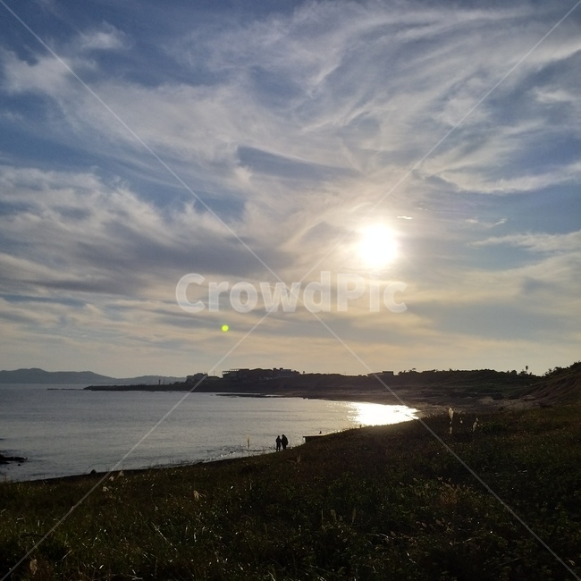 제주도,용머리해안,일몰,바다,구름,nature,하늘,sea,ocean,sky