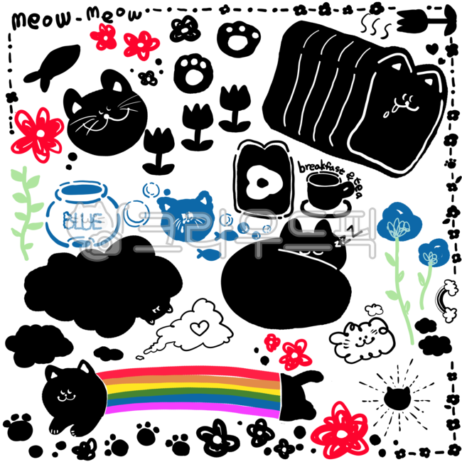 Decorating a diary,Character illustration,Art,Good Note,cat illustration,catillust,cat,weather,drawing,cat character,Doodle,art,sticker,doodle,flower,diary,good note png,Dakku,meow,Good Note Sticker,painting,illustration