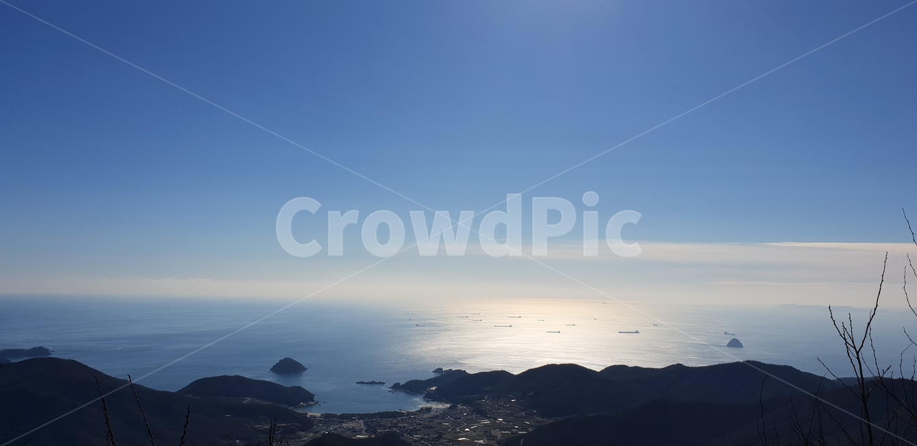 바다,풍경,하늘,남해,sea,겨울바다,수평선,푸른하늘,자연,풍경,nature,landscape,outdoors,옥외,land,땅,ocean,대양,water,물,promontory,곶,shoreline,해안선
