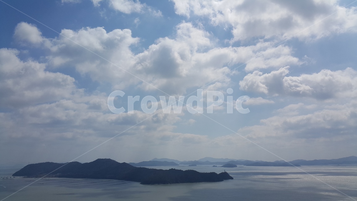 구름,하늘,바다,해남,섬,자연,풍경,nature,landscape,land,땅,outdoors,옥외,water,물,sea,ocean,대양,shoreline,해안선,coast,연안