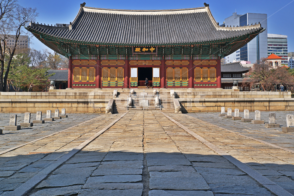 중화전,덕수궁,궁궐,대한제국,고종,보물제819,정전,월대,품계석,박석