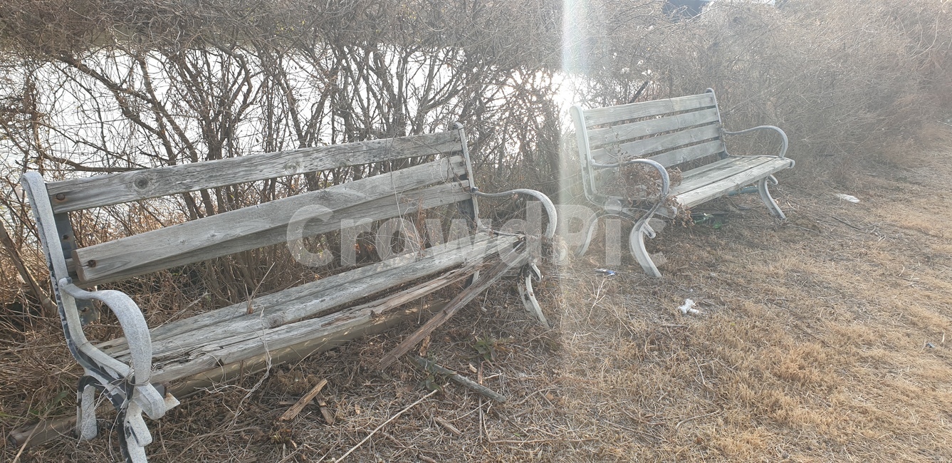 벤치,bench,가구,감성사진,오래된,공원벤치,아슬아슬한,겨울,노후화,파괴,destroy,풍경