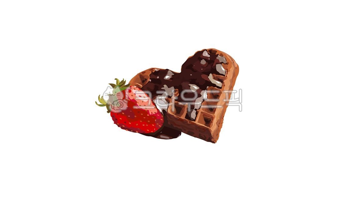 와플,와플일러스트,디저트,일러스트,와플png,waffle,dessert,illustration,와플그림,초코와플,딸기,간식,음식