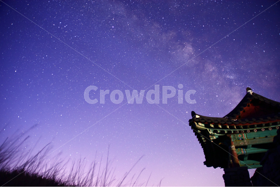 황매산,은하수,별,스타,star,미리네,아름다운,하늘,야경,밤,풍경,nightscape,night,landscape,한국전통,한국문화,korean traditional,korean culture,architecture,건축물,building,건물,nature,자연,outdoors,옥외