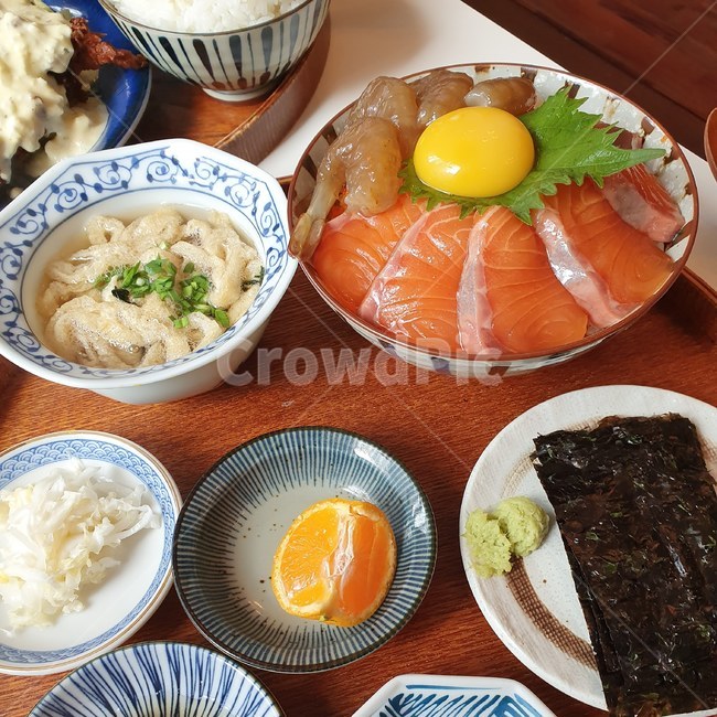연어,덮밥,일식,연어장,와사비,음식,식재료,요리,food,cook,meal,dishes,food reserves