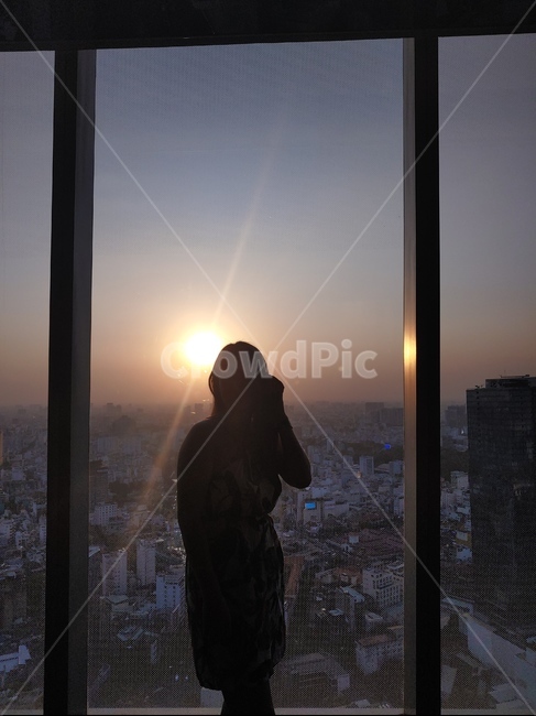 flare,플레어,light,빛,sunset,person,human,silhouette,실루엣,사람,인간,일몰