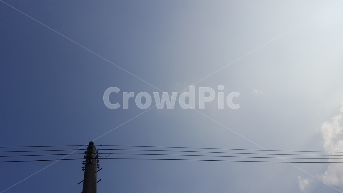 하늘,전기,전봇대,구름,전선,산업,industry,industrial,에너지산업,energy industry