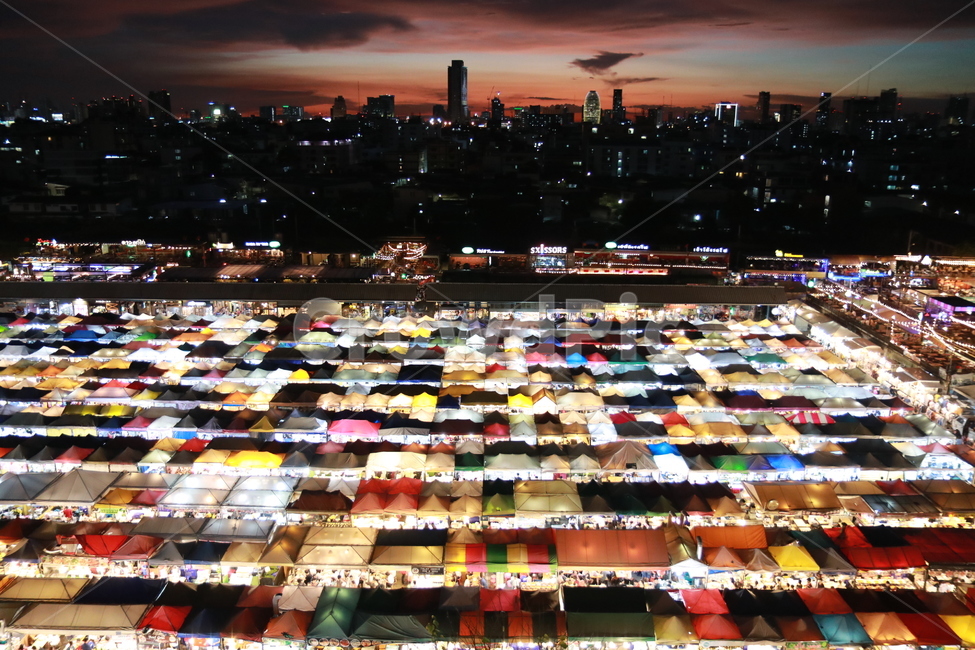 야시장,딸랏롯파이2,딸랄롯,방콕,태국,동남아,불빛,밤,장터,nightmarket,야경,풍경,nightscape,night,landscape