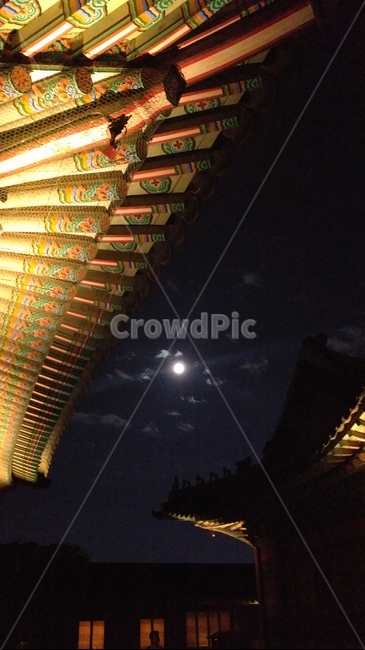 궁궐,경복궁,경족궁야간개장,조선,달