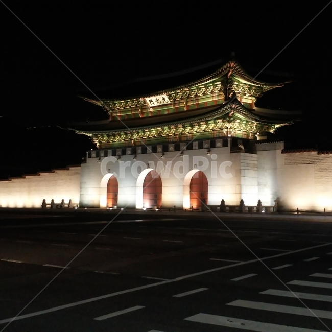 광화문,경복궁,서울야경,야경,서울