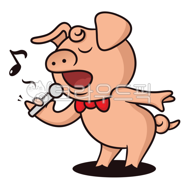 Pork feet,singer,singer character,Pig story,Pig drawing,restaurant character,pig character,Bossam,pork,pig,animal characters,karaoke,music,pork belly,Pig illustration,animal,sing,singing pig,singing character