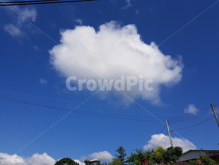 구름,뭉게구름,하늘,파란하늘,풍경,cloud,sky,둥실둥실,특이한구름