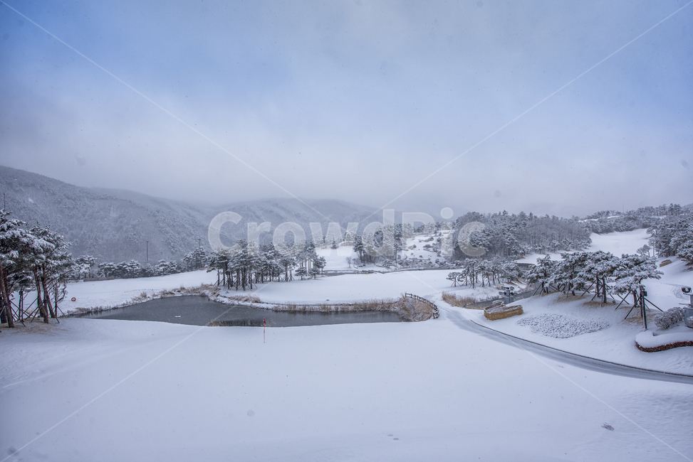 설악산,텔피노cc,울산바위,눈,골프장,겨울,계절,winter,season,자연,풍경,nature,landscape