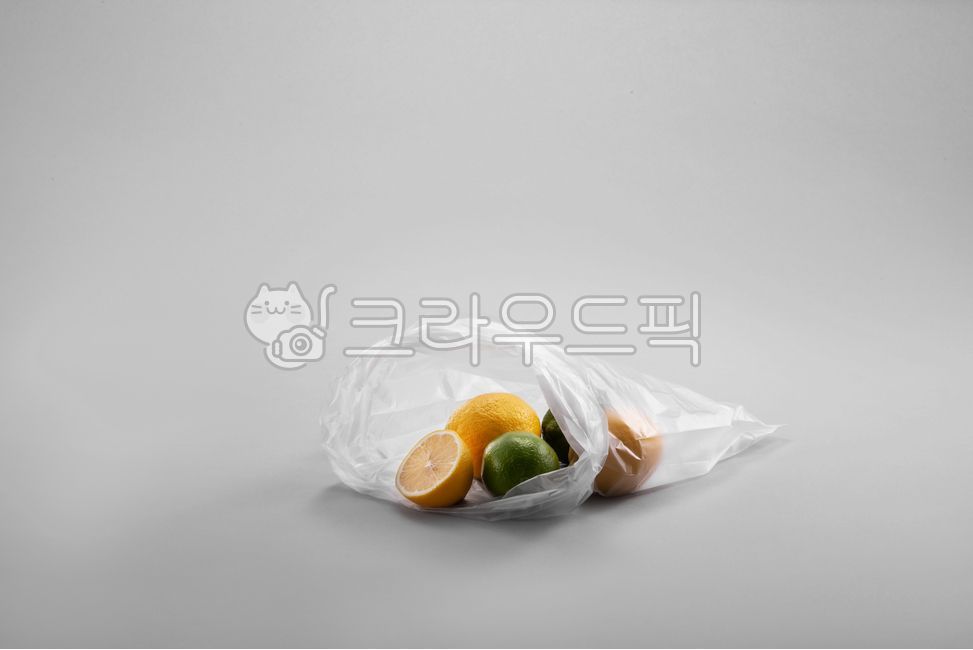 비닐봉투,일회용,위생봉투,과일,레몬,라임,담다,포장하다,저장하다,위생,깨끗한