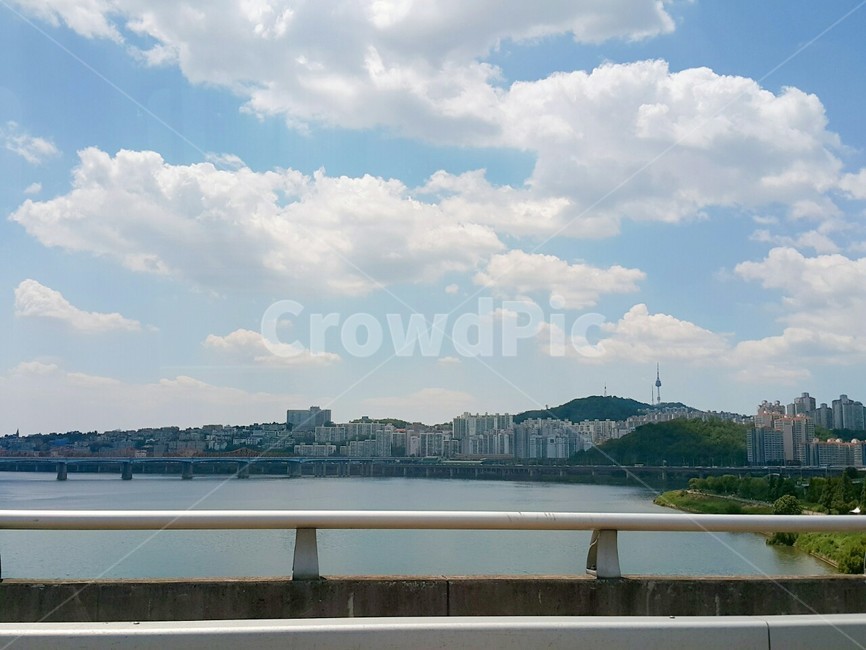 서울,하늘,다리,한강,river,자연,풍경,nature,landscape