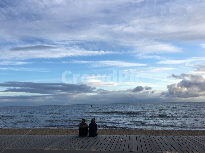 산책로,인간,바다,하늘,감성,구름,뒷모습,sky,bridge,다리,boardwalk,building,건물,person,water,물,워터프론트,waterfront,sea,ocean
