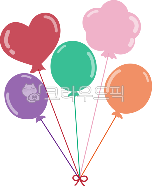 풍선묶음, 꽃풍선, balloon, 풍선, 하트, 사진,이미지,일러스트,캘리그라피 - ziziyam작가