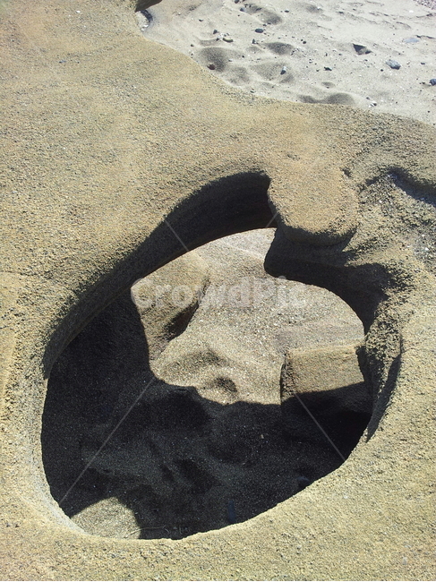 제주도,바위,침식,해안,구멍,해변,바다,beach,sea