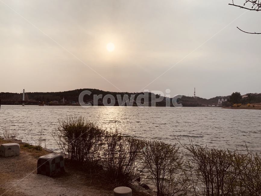 호수,물,공원,가을,해,노을지기전,산책,자연,풍경,nature,landscape