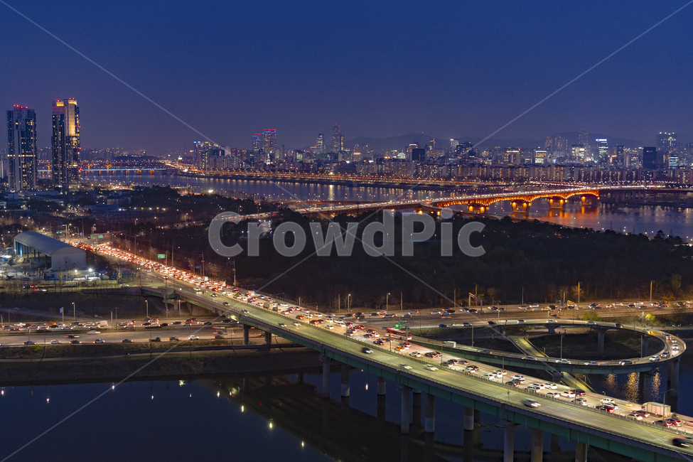 야경,도시,도시야경,한강,강,빌딩,건물,다리,city,cityview,도로,고속도로,freeway,road