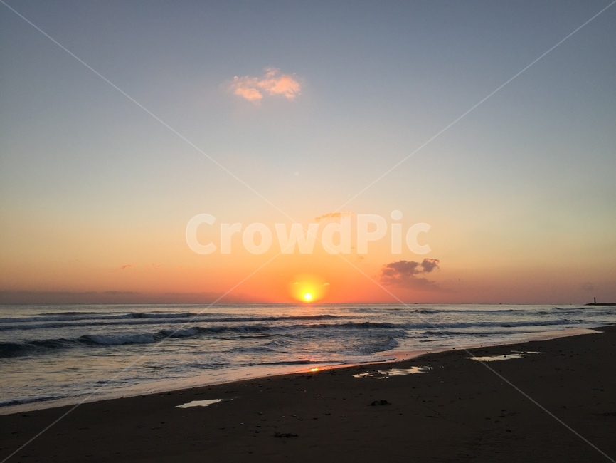 일출,해,하늘,바다,해변,새해,자연,풍경,nature,landscape,outdoors,옥외,ocean,대양,water,물,sea,shoreline,해안선,sunlight,햇빛